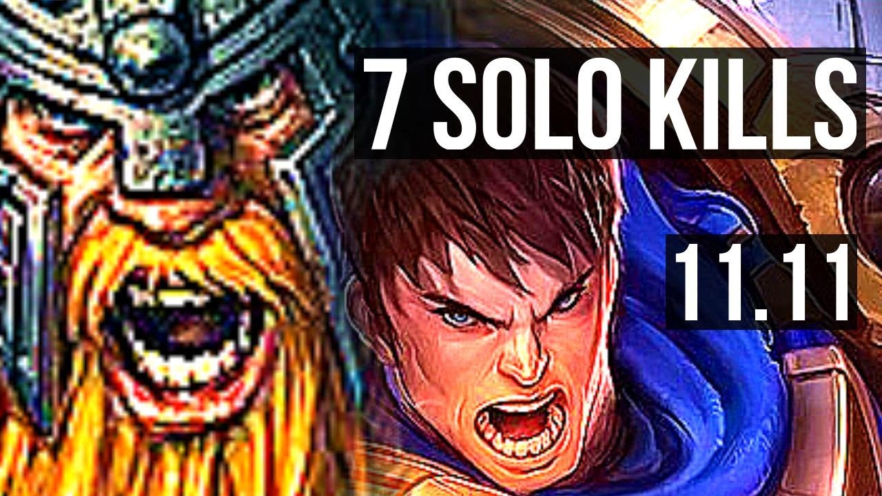 OLAF vs GAREN (TOP) | 7 solo kills, 500+ games, Legendary, 1.0M mastery | EUW Diamond | v11.11