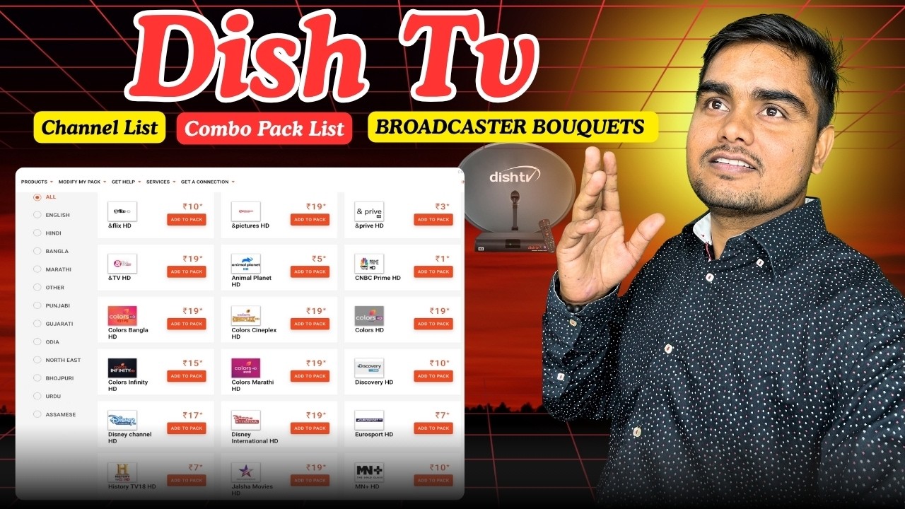 Dish TV All Channel List | Dish TV Combo Pack List | Dish TV Broadcaster Bouquets | Dish TV Channel