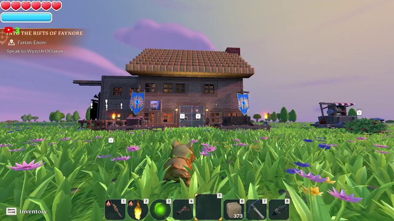 Traveling to Faynore and doing the Rifts along with doing some random events