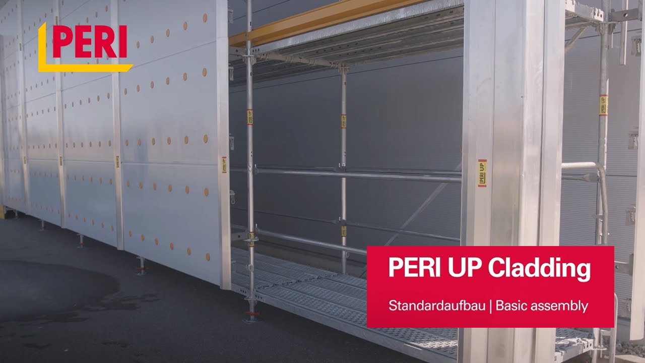 PERI UP Cladding: Video - Standard construction (DE/EN)