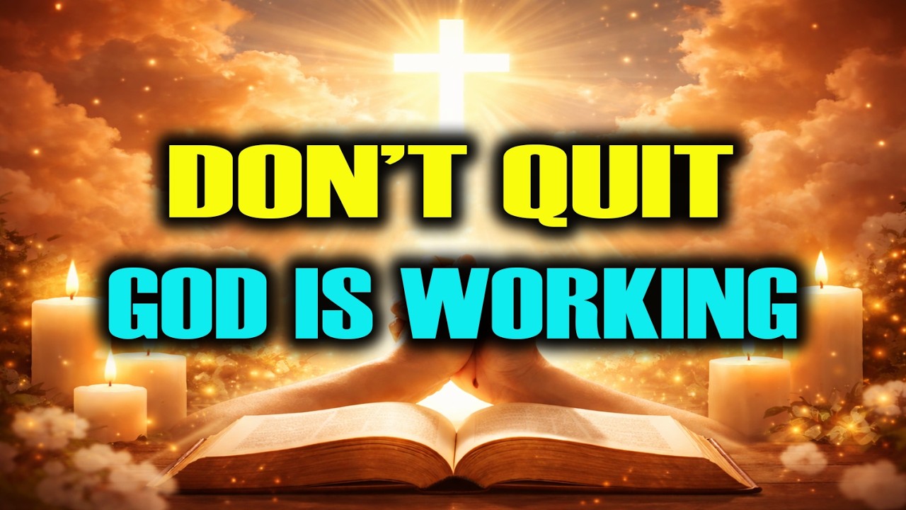 🔴YOU’RE IN A HARD SEASON FOR A REASON — HOLD ON, GOD IS WORKING. 🙏🙏