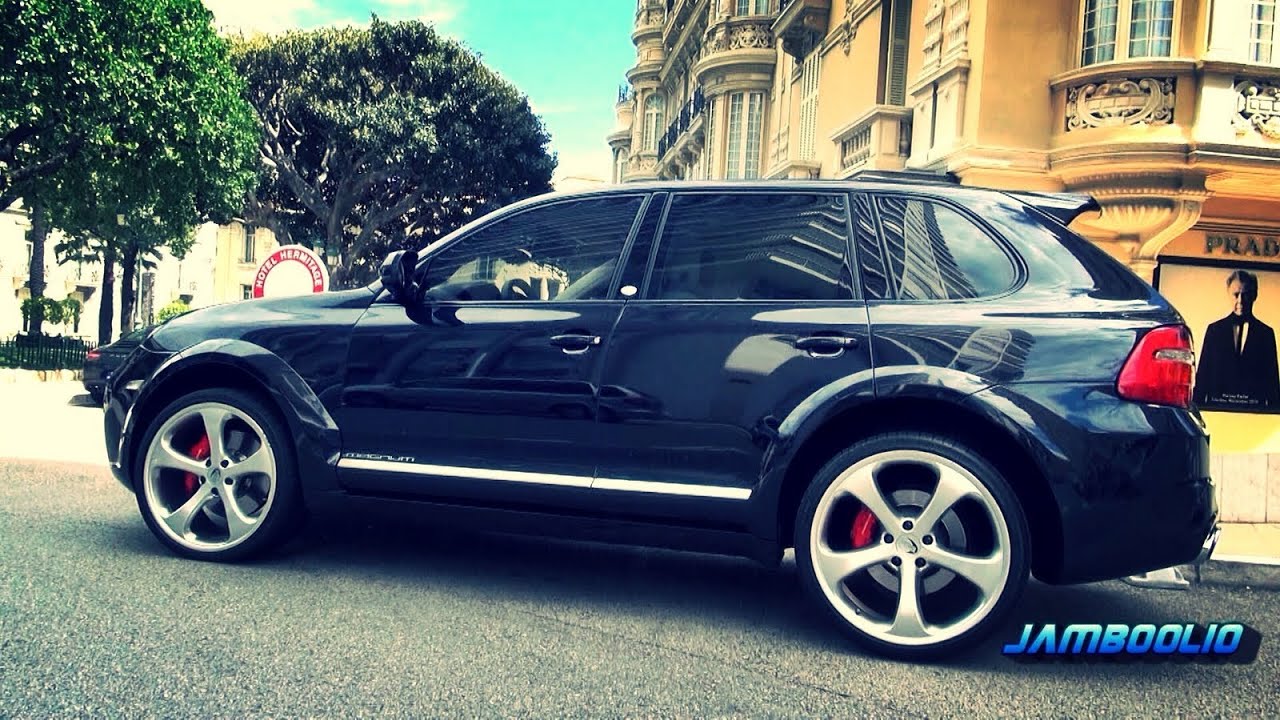 600hp TechArt Magnum Porsche Cayenne - loud accelerations and brutal V8 sound!!