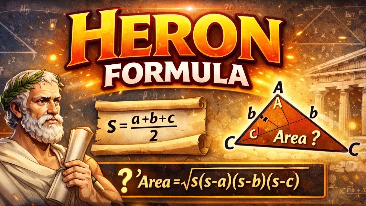 Heron formula super most important question 