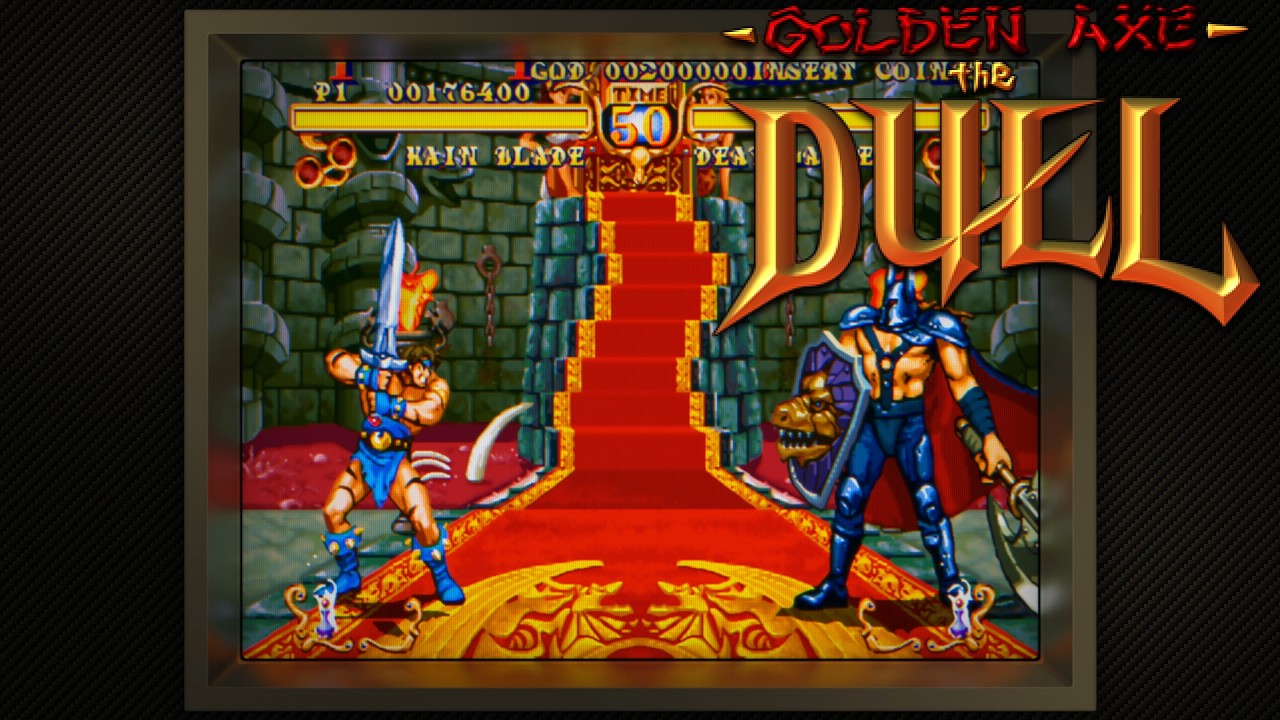 Retroarch 4K CRT Bezel - Golden Axe The Duel