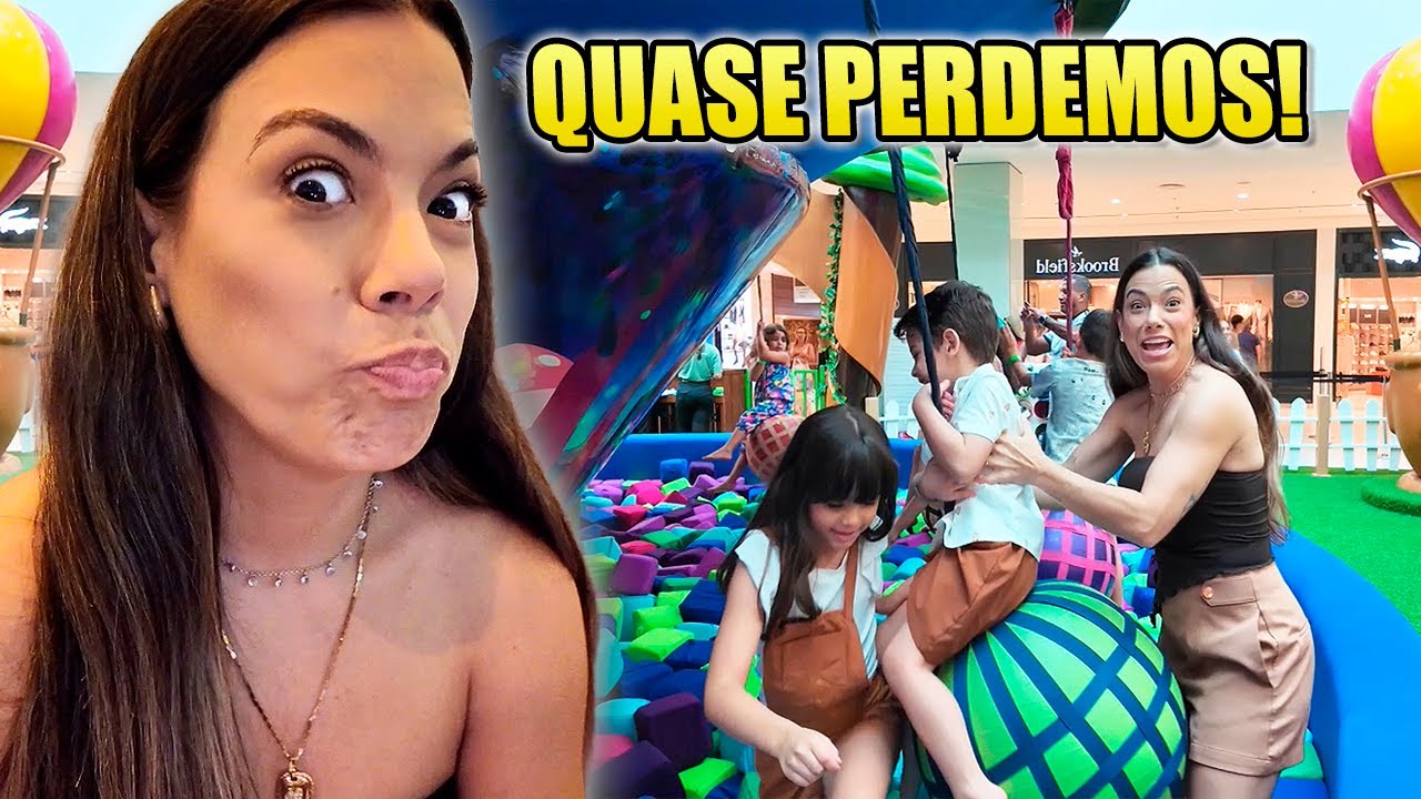 CHEGAMOS ATRASADOS e quase NÃO DEU TEMPO * DESCOBRIMOS um PARQUE GRATUITO! | Kathy Castricini
