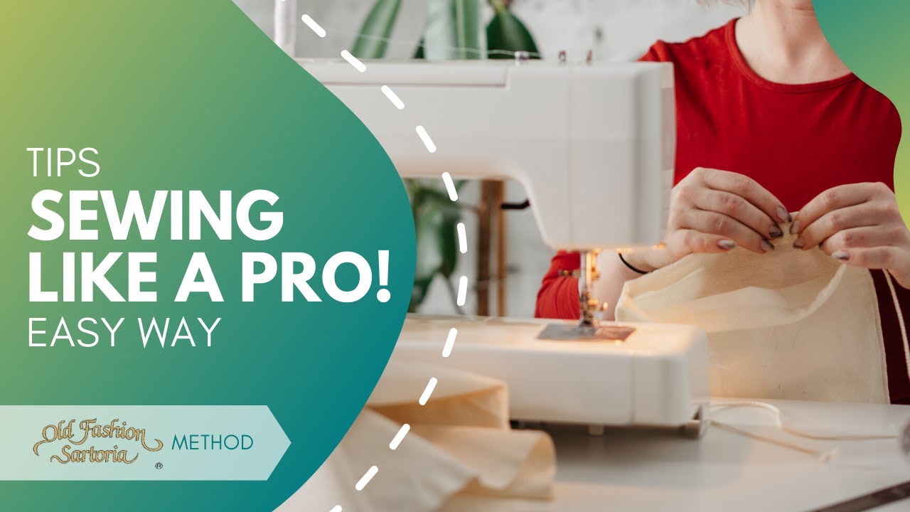 How to sew like a professional - Best way to learn sewing quick and easy