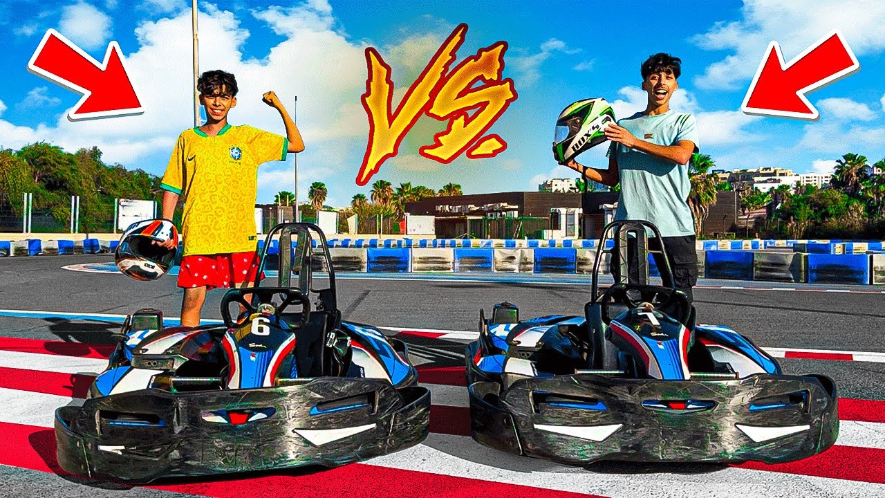 تحدي سباق السيارات ضد أخي صغير 🏎️🔥 سعدوش كان غادي يموت 💔😰
