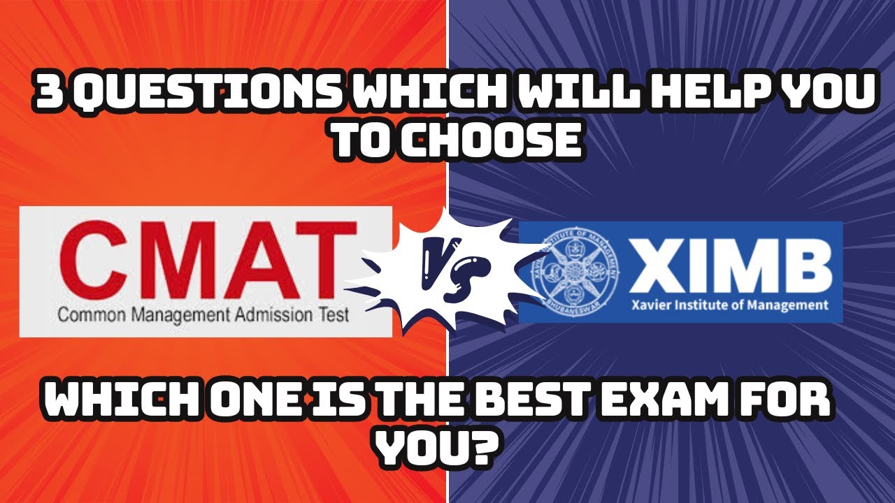 CMAT or XGMT? Which Exam is Best for You? 3 Questions to Choose Wisely| CMAT Tips| XGMT Tips