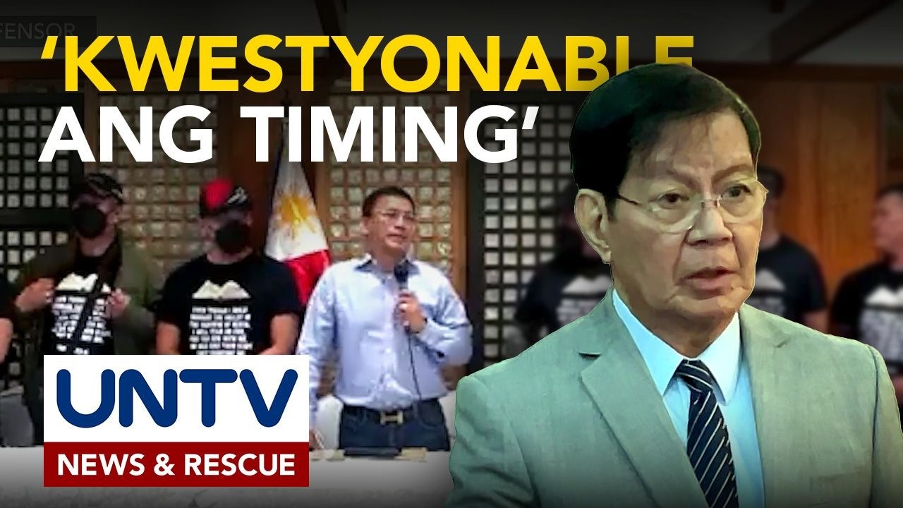 Pagsasalita ng Ex-marines kaugnay ng flood control scandal, tinawag na destabilization move