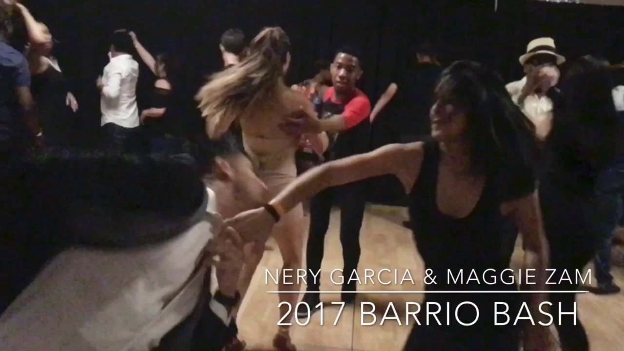 Nery Garcia & Maggie Zam Salsa dancing at Barrío Bash 2017