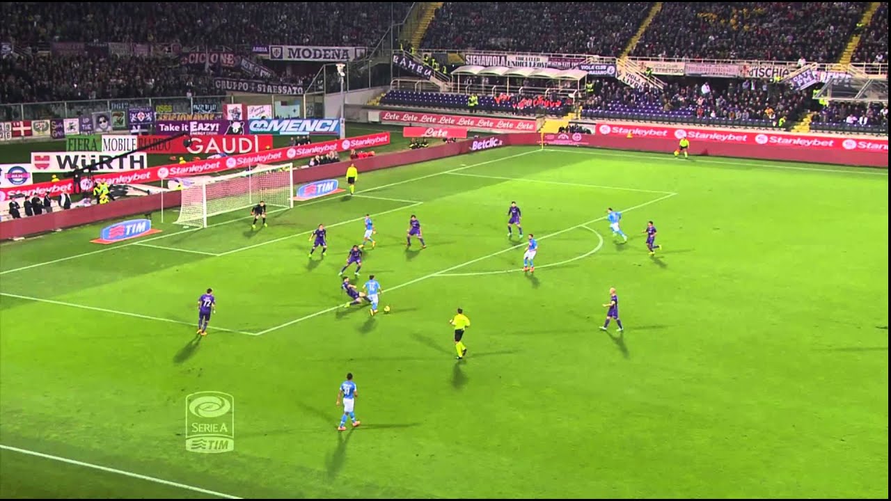 Fiorentina-Napoli 0-1 11a giornata Serie A TIM 2014/2015 Sitnesi (4 min)
