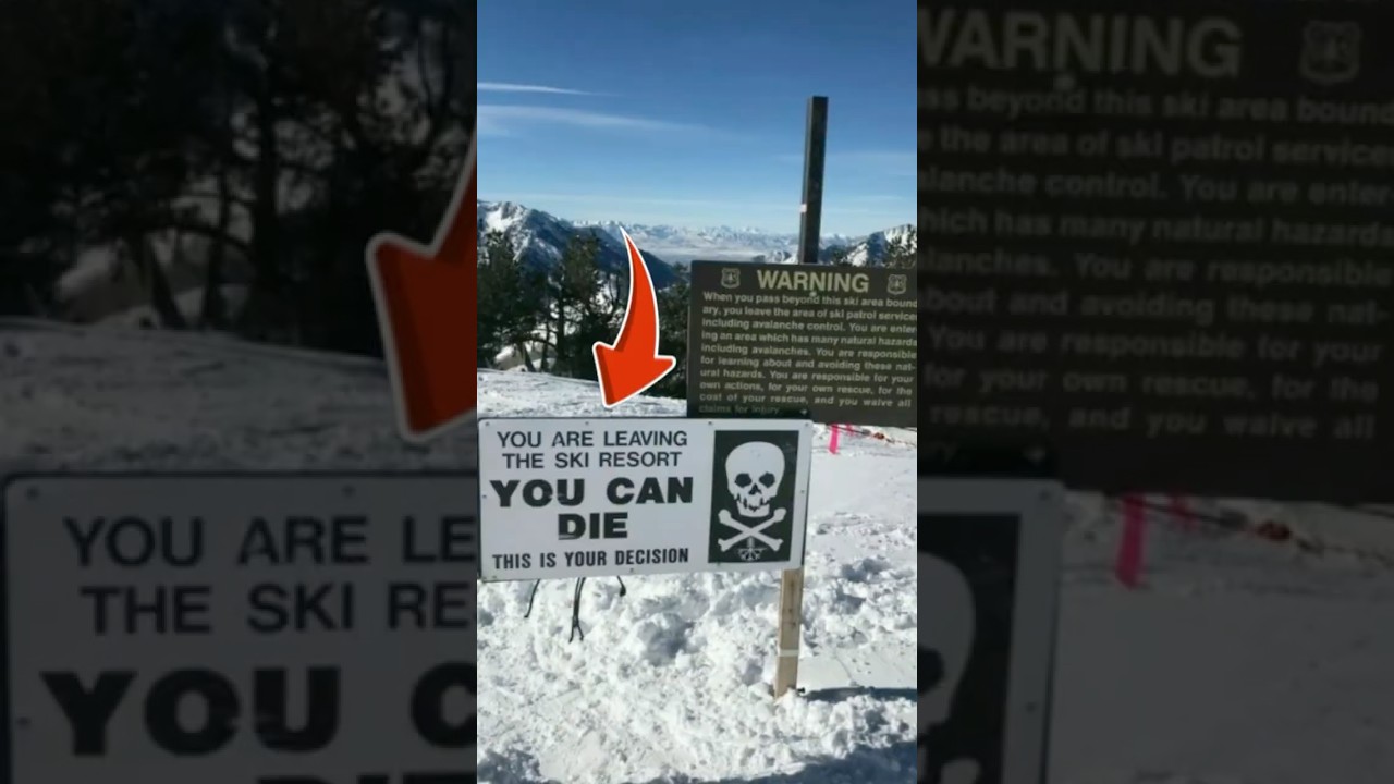 If you Ever Reach This Warning Spot…. Turn Your Back Now… 😨