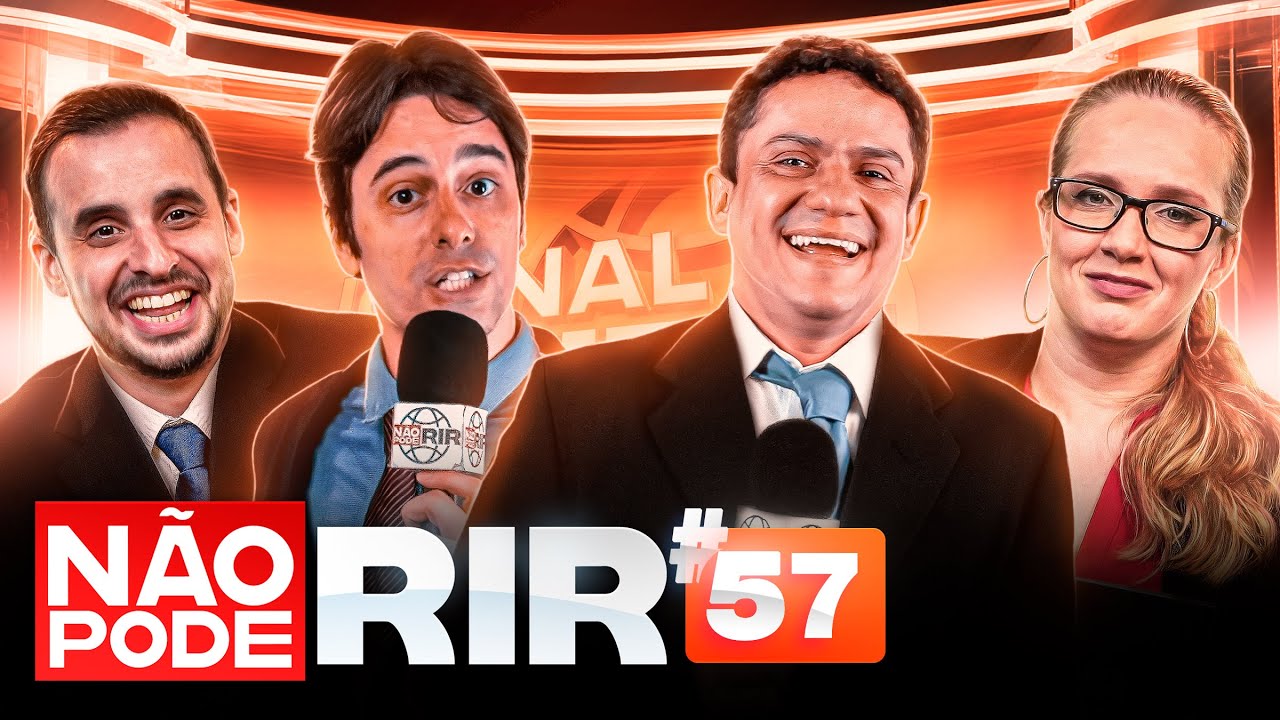 JORNAL NÃO PODE RIR com Rafael Studart, Marcos Castro, Luciana D'Aulizio e Fred Mascarenhas