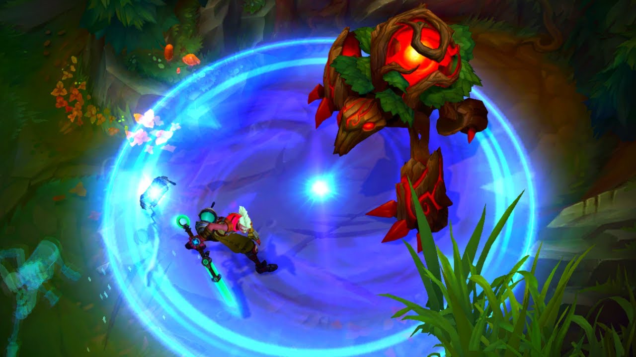 Ekko's W vs Red Buff