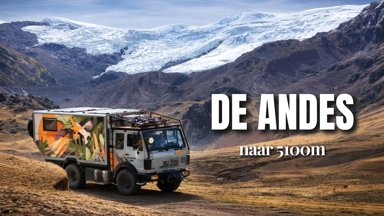 DWARS DOOR DE ANDES | Op 5100 meter: gletsjers, alpacas, bizarre kleuren en smalle bergwegen | S5E14