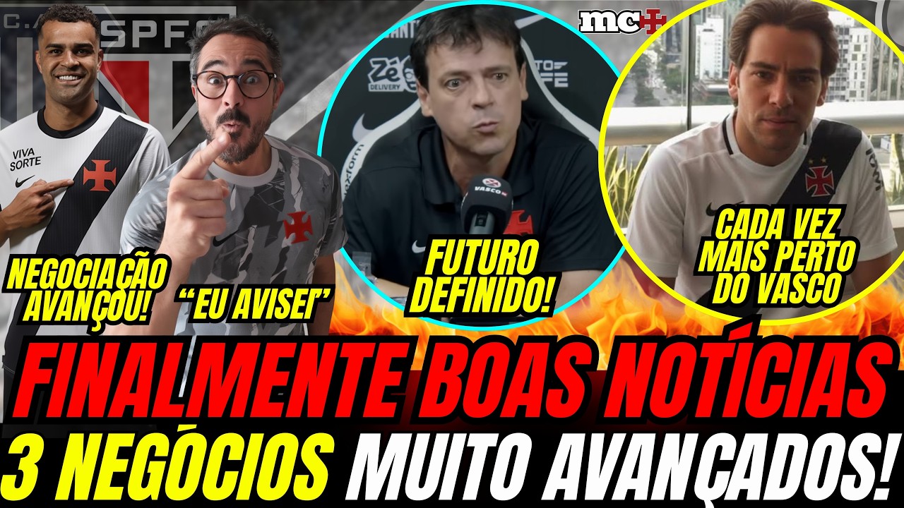 FINALMENTE 3 BOAS NOTÍCIAS: PEDRINHO TOMOU DECISÃO! LAMMACHIA CADA VEZ MAIS PRÓXIMO DO VASCO!
