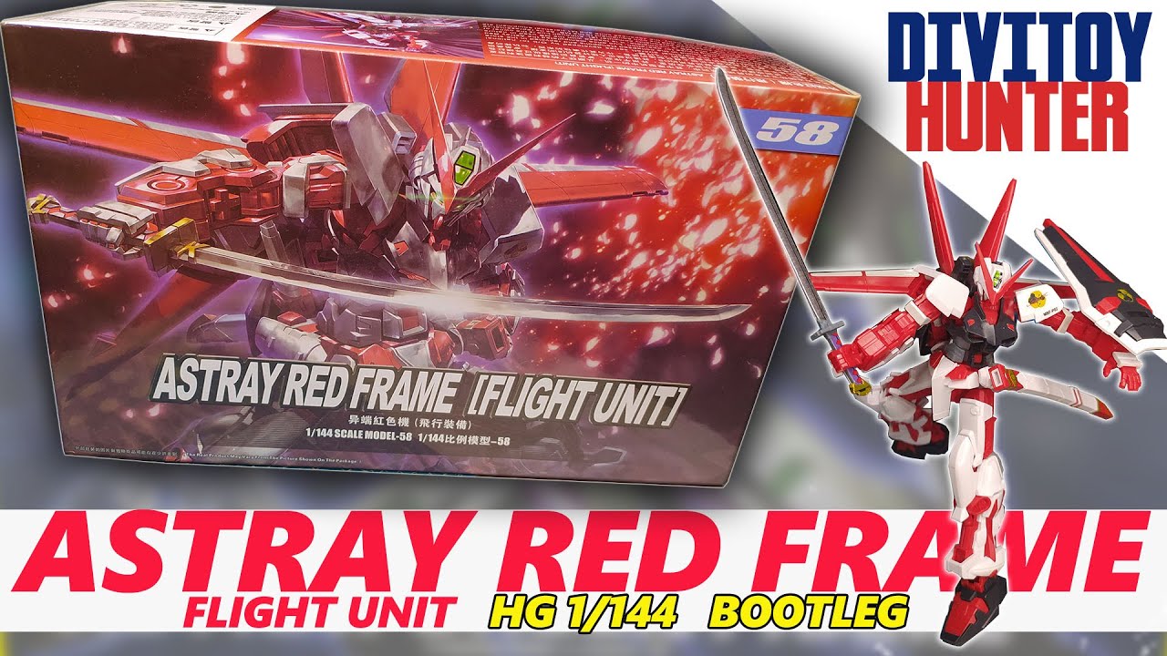 ASTRAY RED FRAME FLIGHT UNIT HG 1/144 BOOTLEG