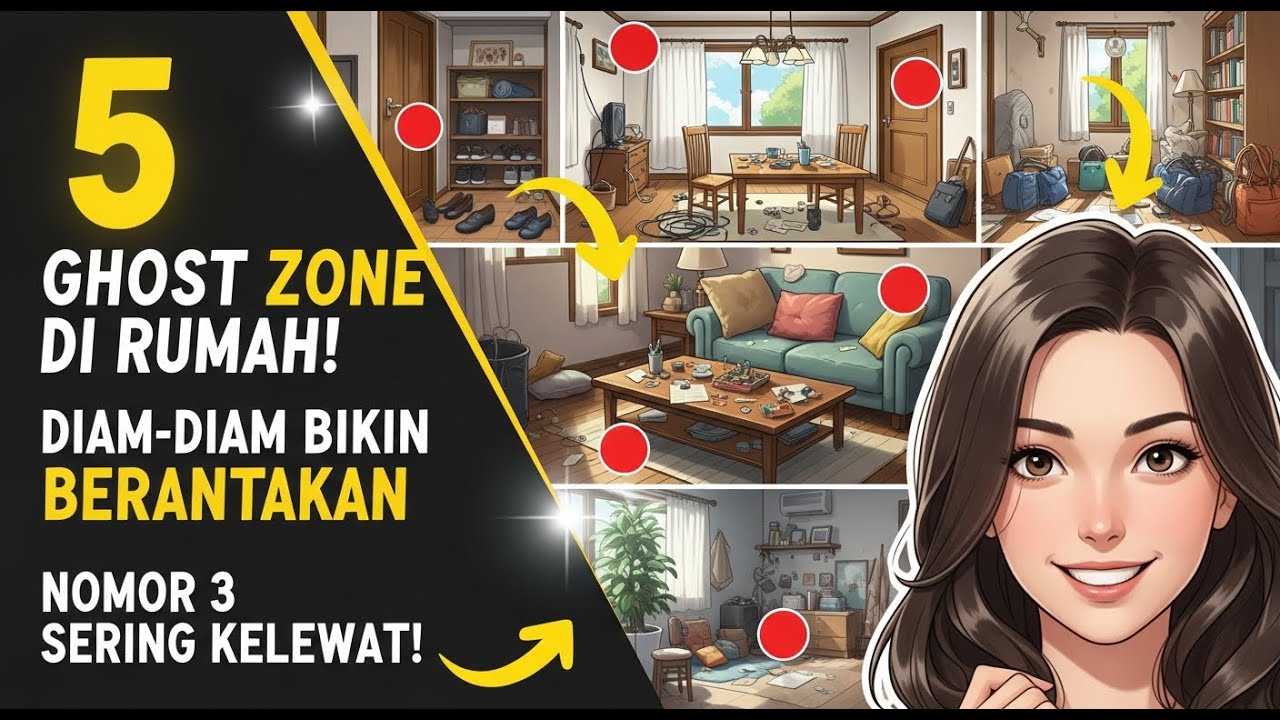 5 Ghost Zone di Rumah yang Diam-Diam Bikin Rumah Selalu Terlihat Berantakan
