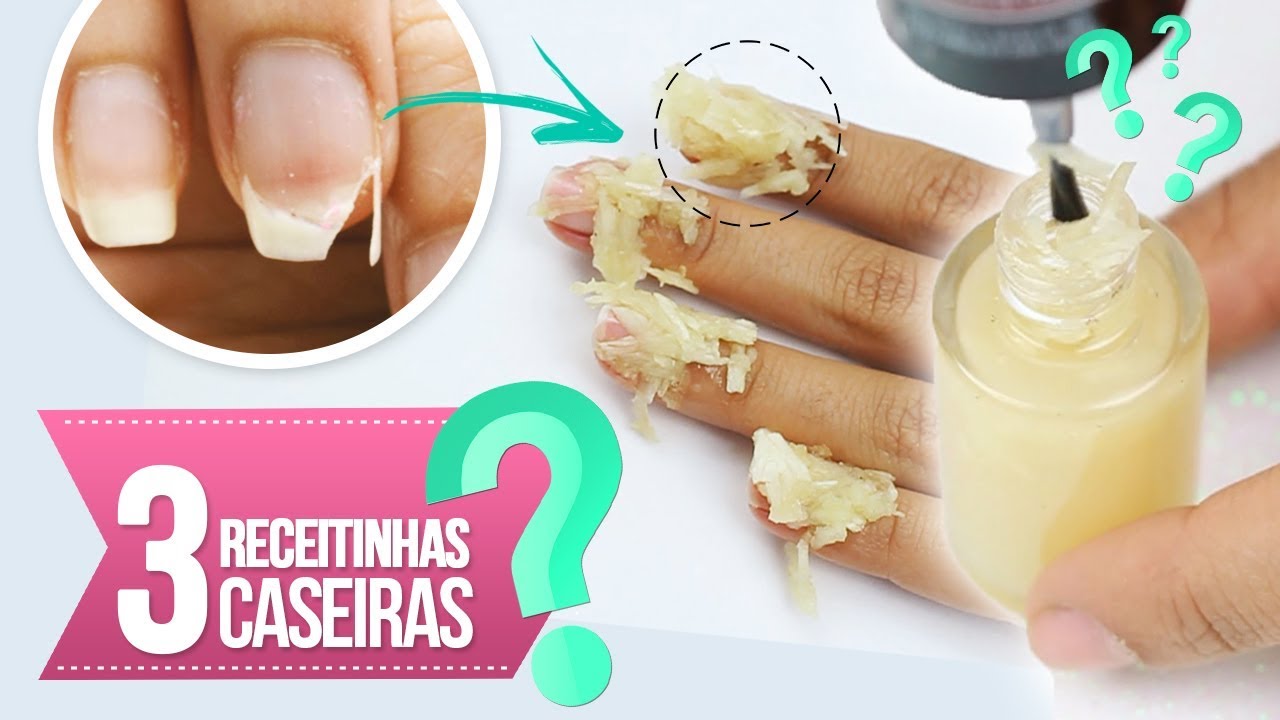 UNHAS FRACAS NUNCA MAIS: 3 RECEITAS CASEIRAS #02