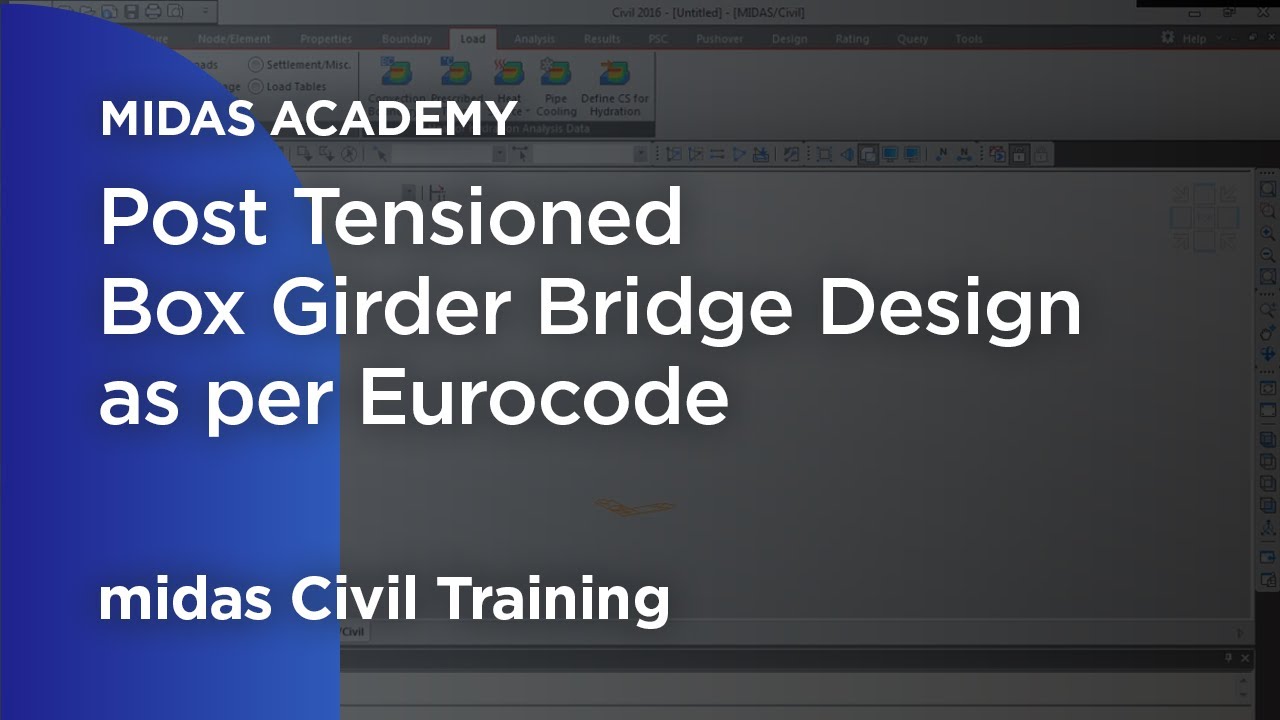 Post Tensioned Box Girder Bridge Design as per Eurocode