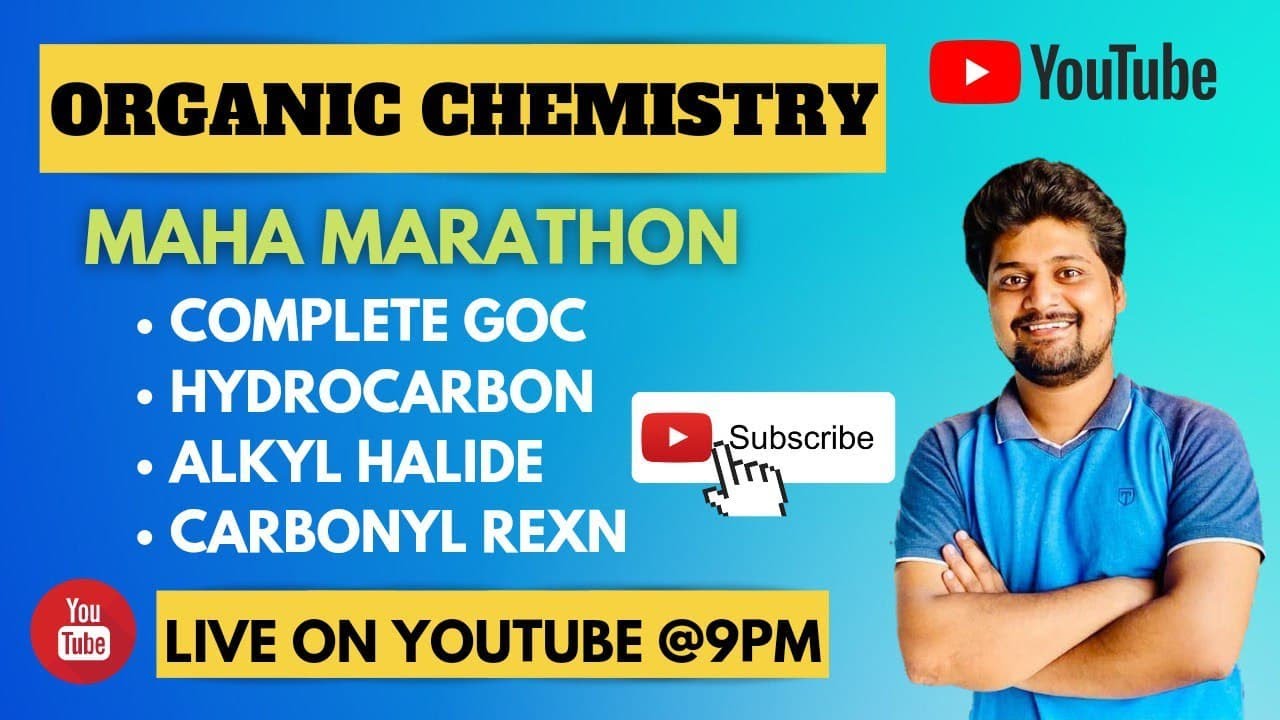 Organic Chemistry ka Maha-marathon | Complete organic Chemistry with question practice