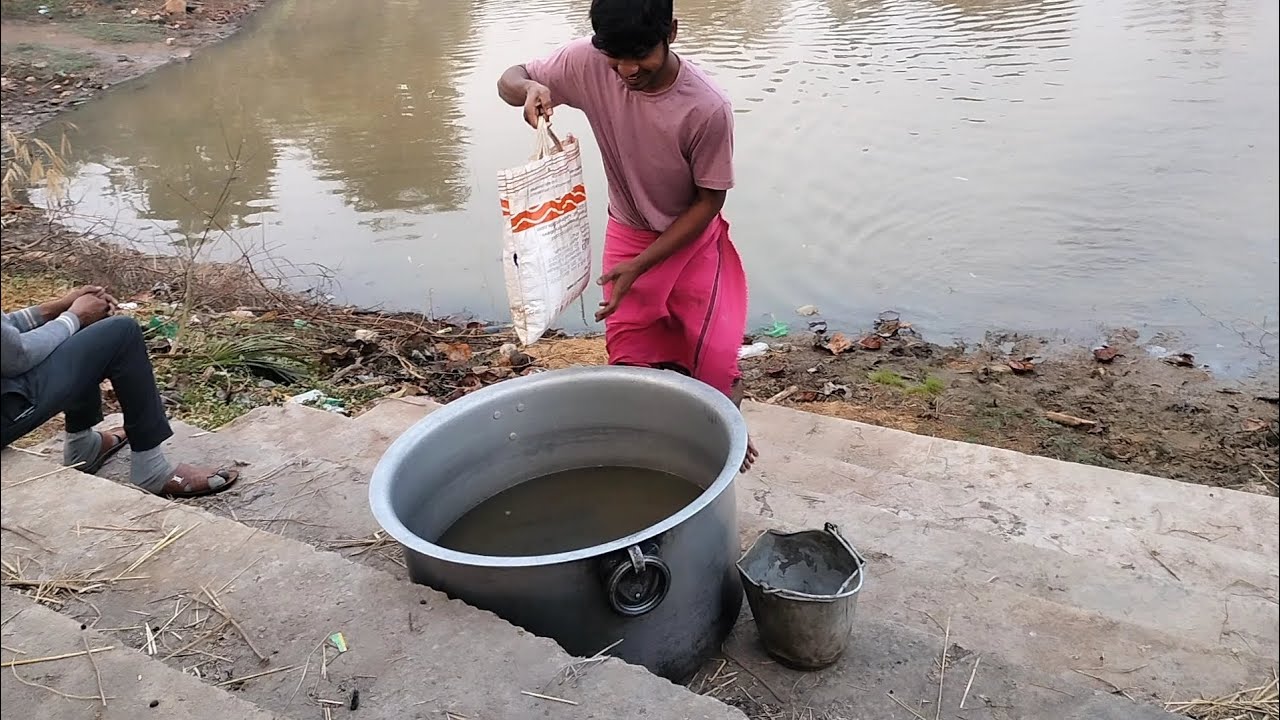 || ଗାଁ ପୋଖରୀ ରେ ମାଛ ଧରା  || My village pond In fish catching 🐟🐠 