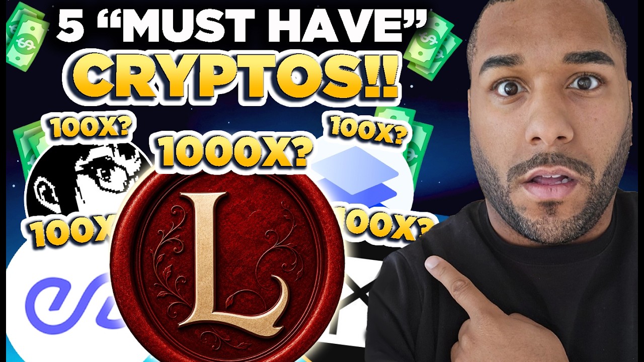 🔥 ТОП-5 криптовалют, которые ОБЯЗАТЕЛЬНО НУЖНЫ В ВАШЕМ ПОРТФОЛИО! ИИ, МЕМЫ, РОБОТОТЕХНИКА, ИГРЫ!