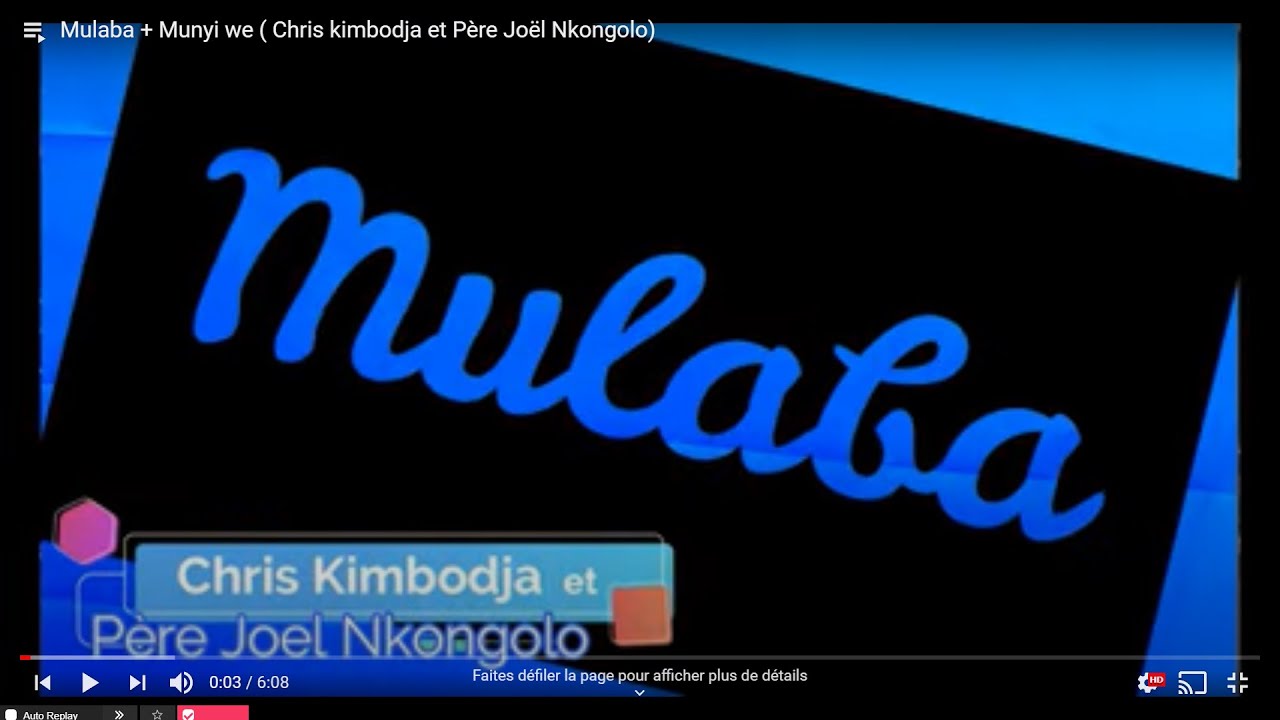 Mulaba + Munyi we ( Chris kimbodja et Père Joël Nkongolo)