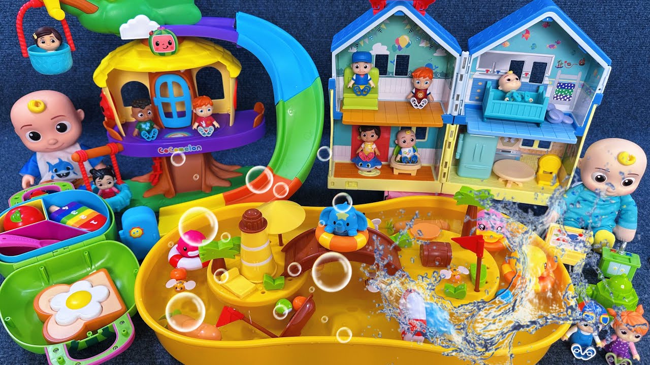15 Minutes Satisfying with Unboxing Cocomelon Kitchen Playset, Sing Pad, Bus Toys Review ASMR