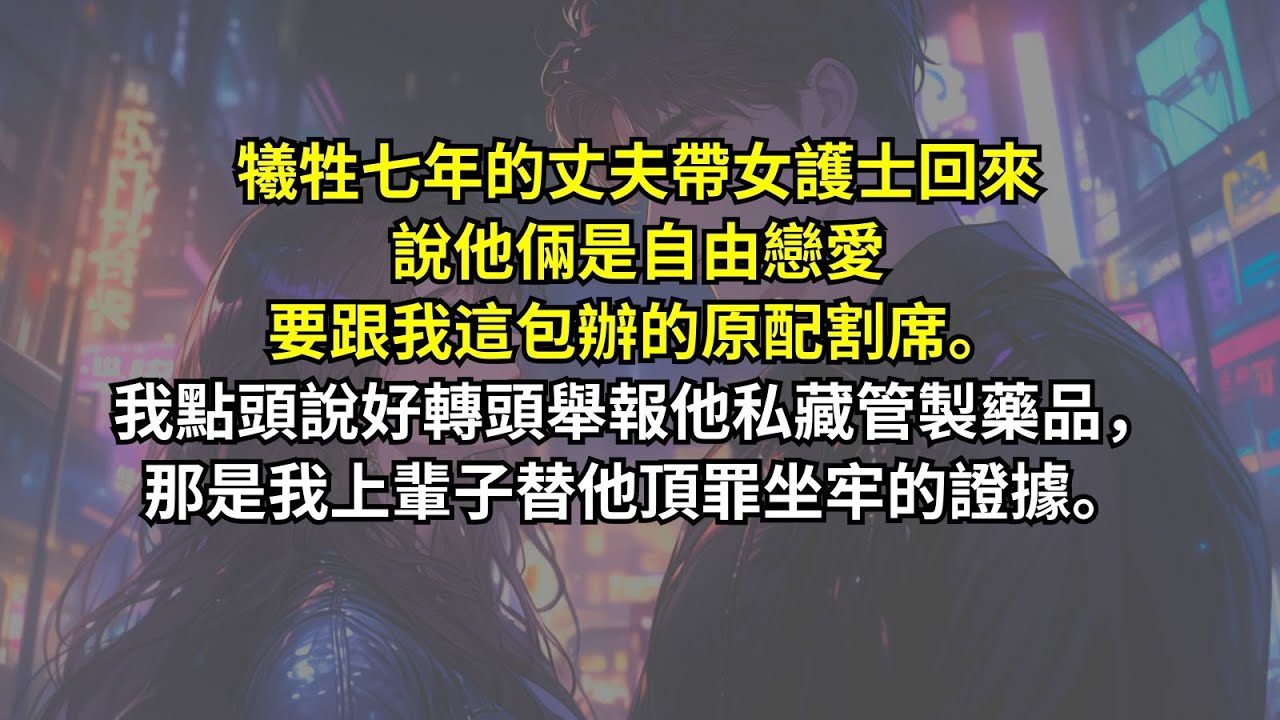 犧牲七年的丈夫帶女護士回來，說他倆是自由戀愛，要跟我這包辦的原配割席。我點頭說好，轉頭舉報他私藏管製藥品，那是我上輩子替他頂罪坐牢的證據。