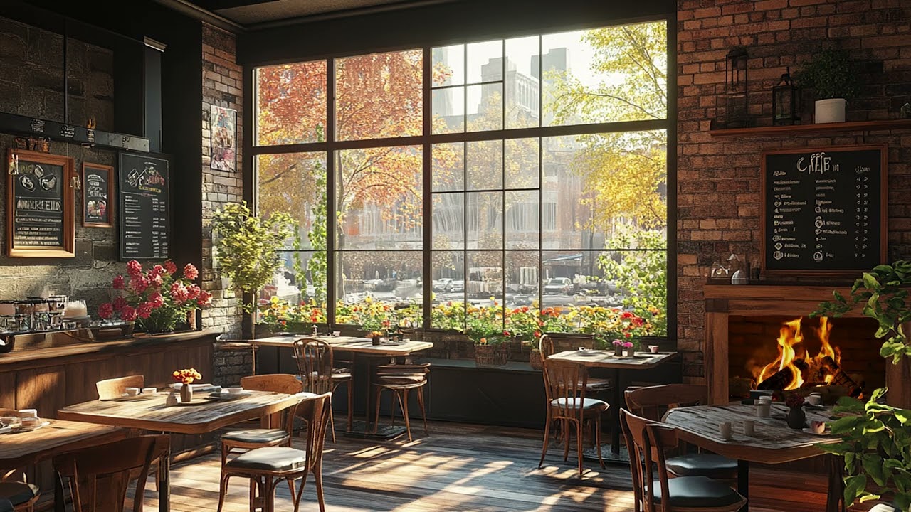 Morning Coffee Shop Jazz ☕ Smooth Piano Jazz Background Music for Fresh Spring Atmosphere