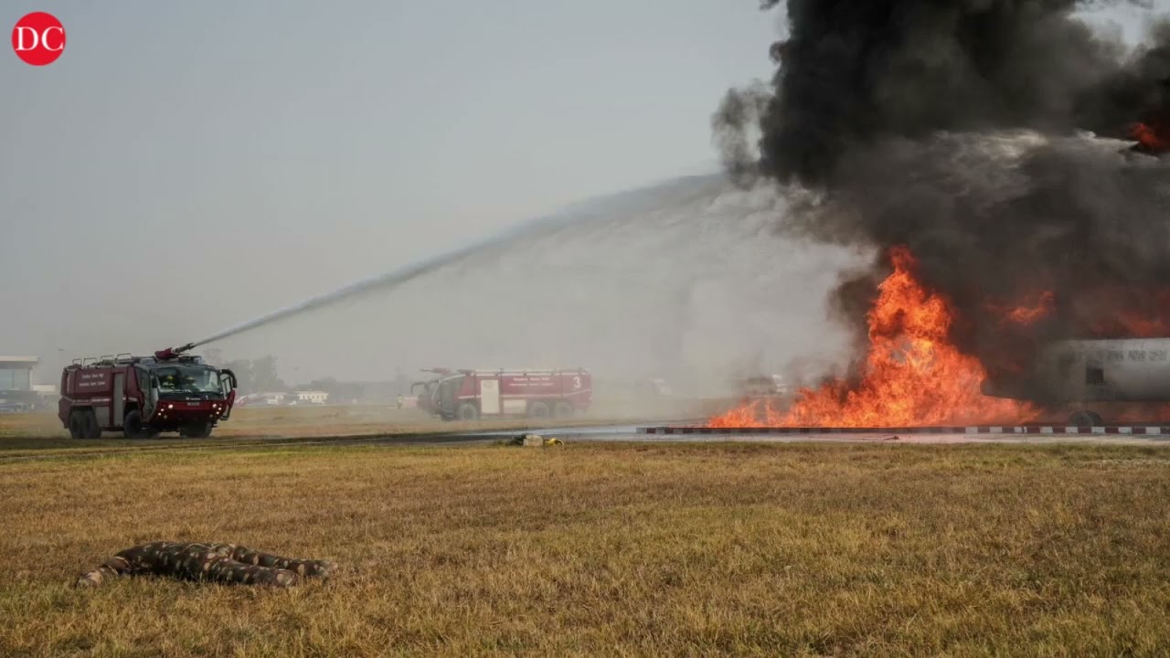 Lucknow airport conducts mock drill to test emergency response capabilities