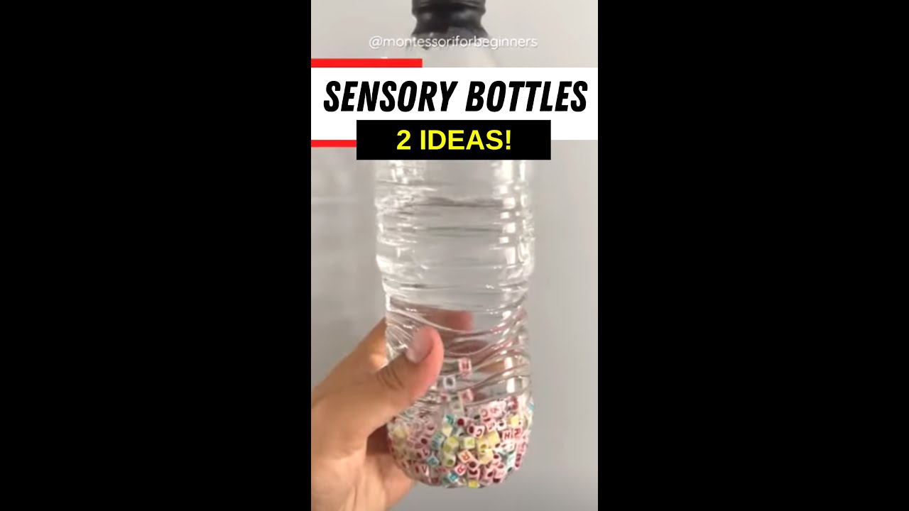 DIY Sensory Bottles / 2 Ideas!