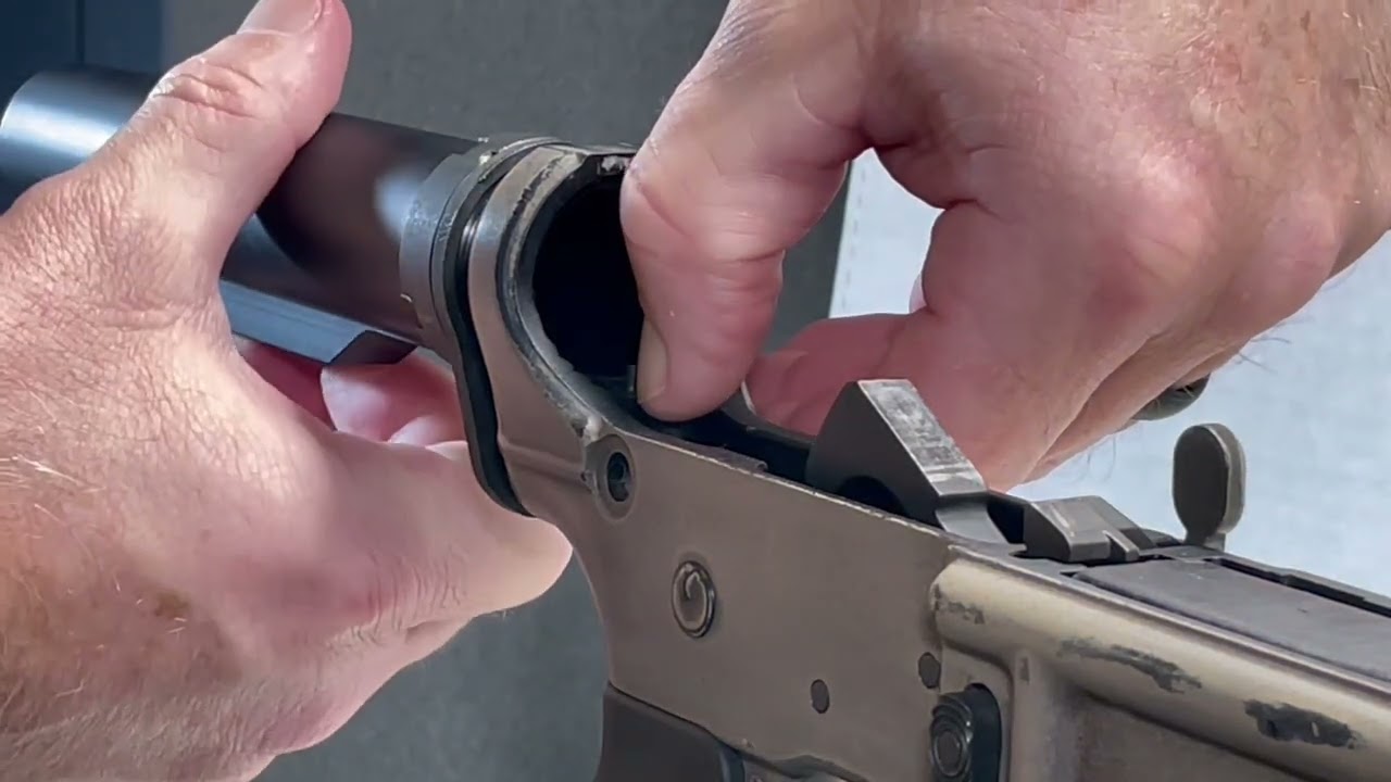 Установка буферной трубки и штифта AR15
