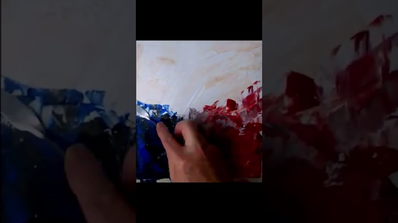 Acryl malen ganz einfach - Traumlandschaft abstrakt (#short)