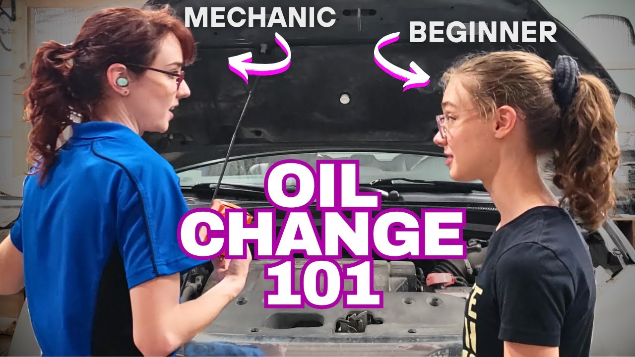 Oil Change Tips for COMPLETE BEGINNERS (feat. my sister)