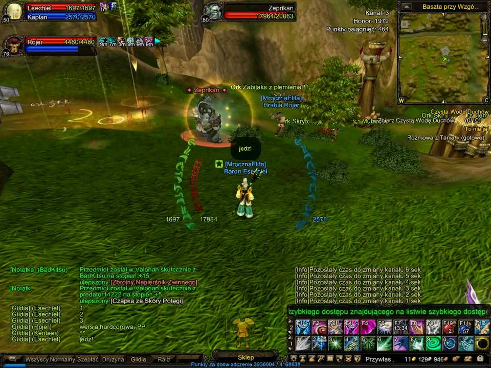 4Story PL Zeprikan (Boss 80lvl) vs Rojer (76lvl) Mroczna Elita