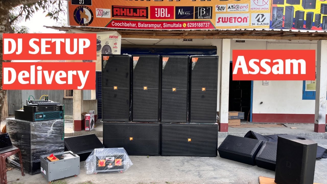 Dj Setup 4 Top,2 Bass,Dj Amplifier With Price| Delivery in Assam Kokrajhar