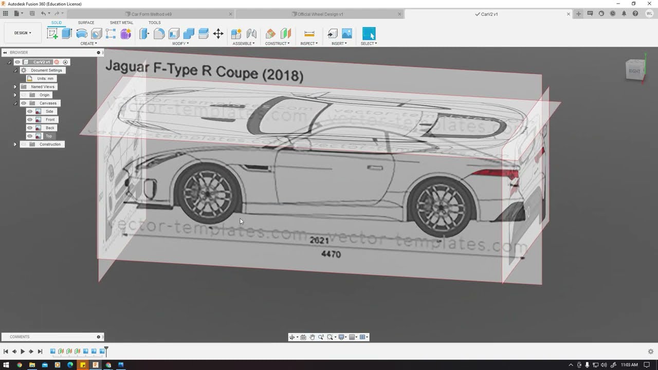 Fusion 360 - Car Modeling Tutorial - 2