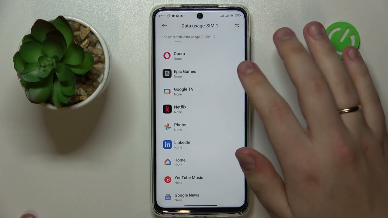 How to Find Data Usage Settings in Xiaomi Redmi Note 10 Lite - Check Applications Data Usage