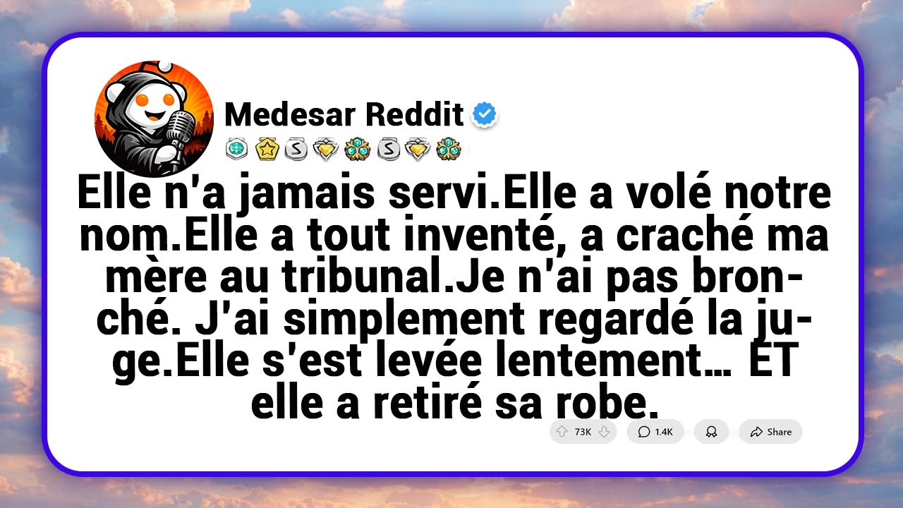 Au tribunal, mes parents ont d&eacute;clar&eacute; : &laquo; Elle n&rsquo;a jamais servi. Elle a vol&eacute; notre nom. &raquo; Jusqu&rsquo;&agrave;....