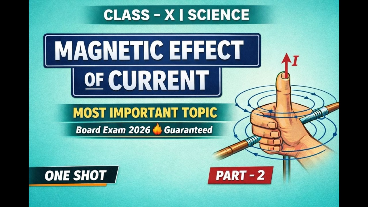 Magnetic Effect of Current PART-2 🔥 | Class 10 Science | Board Exam 2026