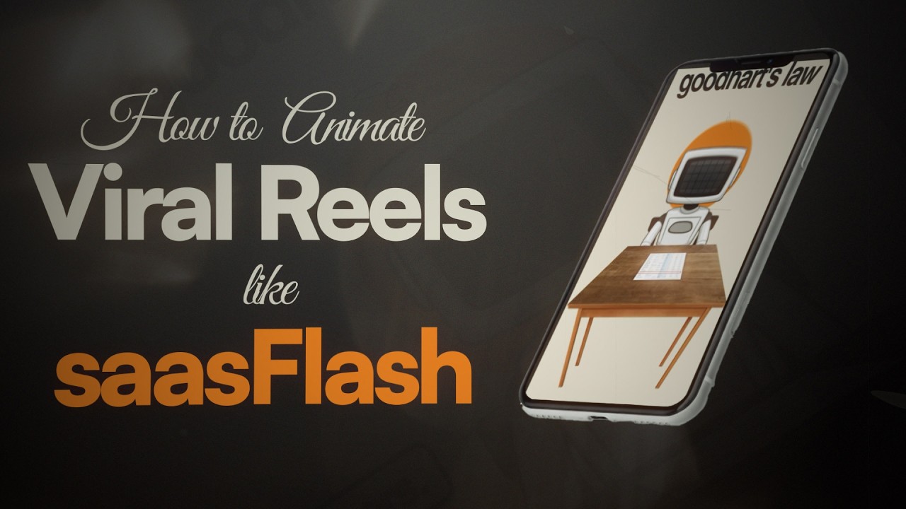 How To Animate Viral Reel Like saasFlash