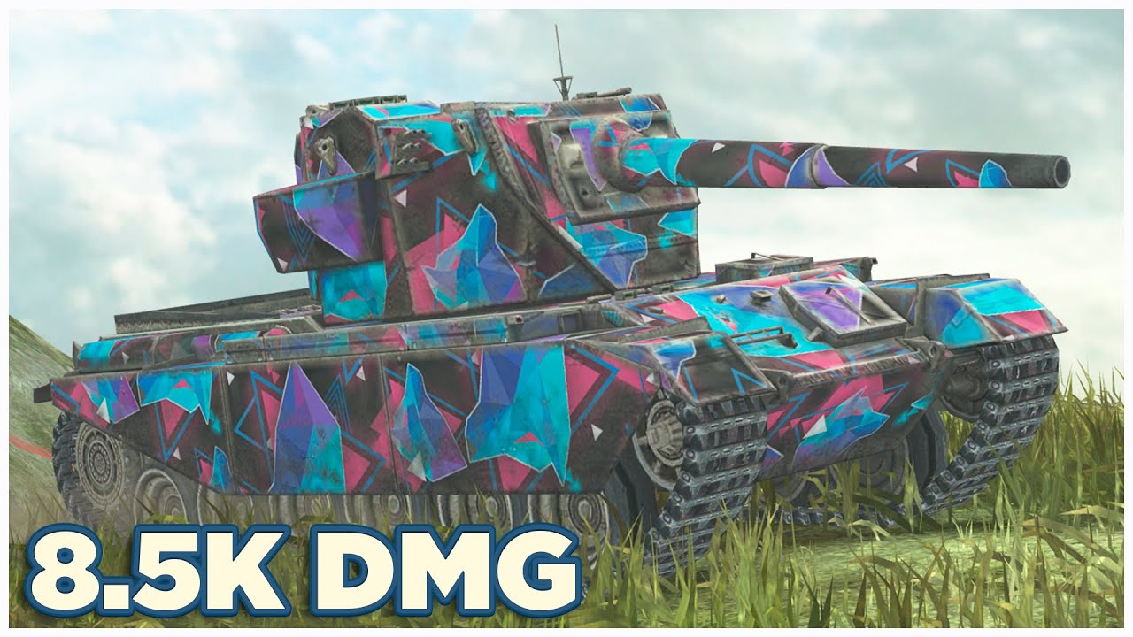 FV4004 Conway • 8.5К УРОНА • 5 ФРАГОВ • WoT Blitz