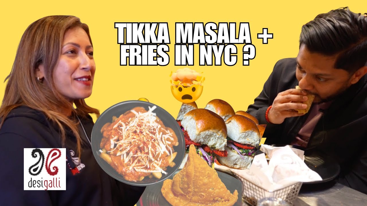 Indian Poutine in NYC?!! Insane street food at Desi Galli!