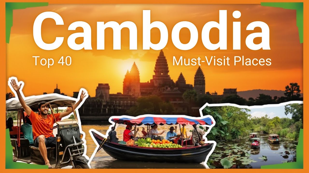 40 самых красивых мест для посещения в Камбодже 🇰🇭