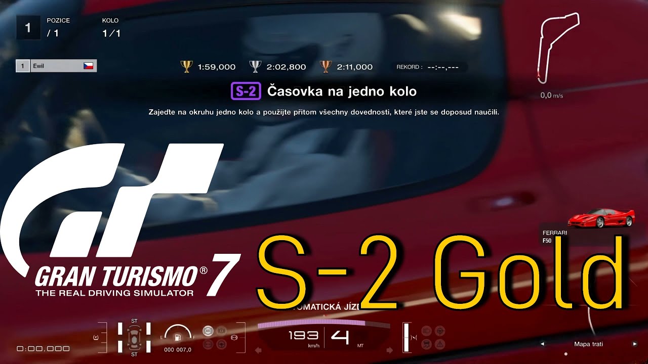 Gran Turismo 7 | S-2 license | Gold | 1:58:389