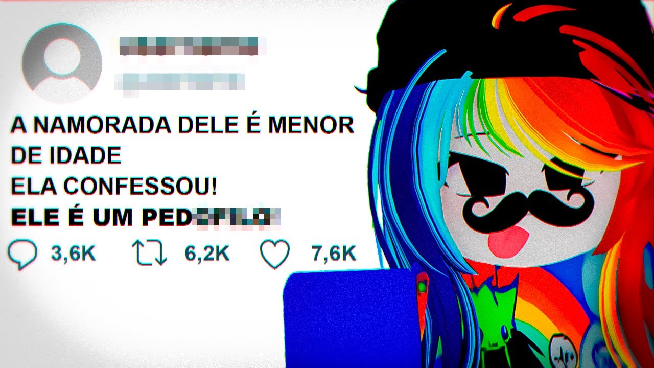 ESSE TIKTOKER DE ROBLOX FOI ACUSADO DO PIOR... - MOZAIK