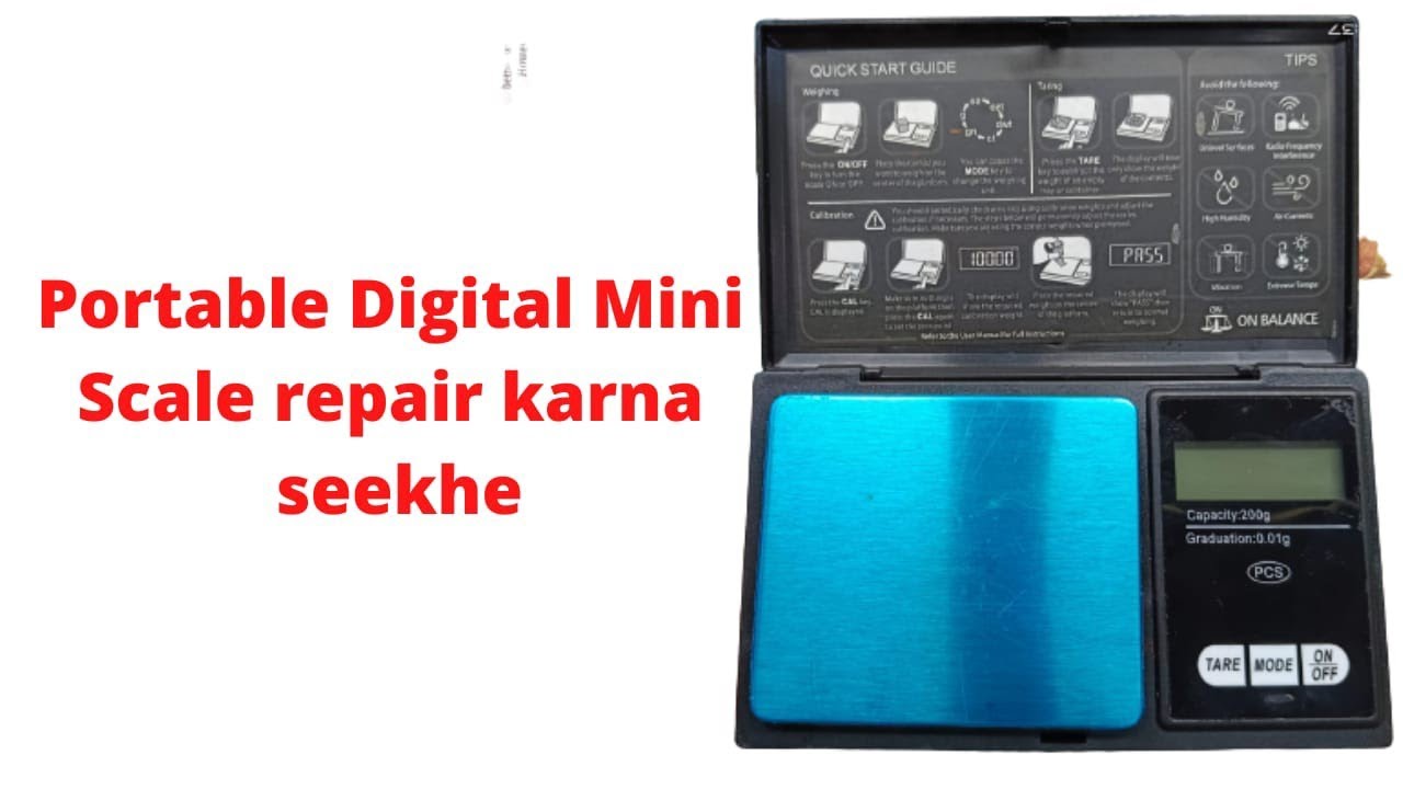 DIGITAL SCALE PROFESSIONAL MINI(mini scale machine) repair karna seekhe