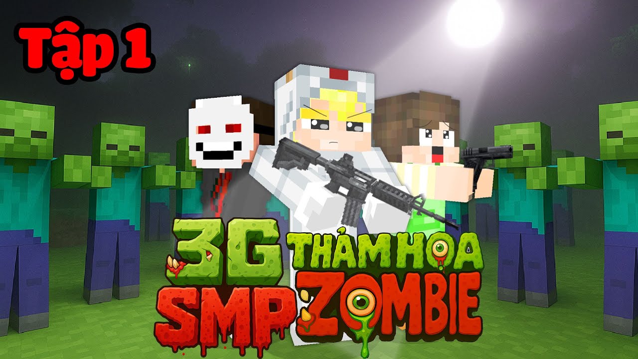 T&ocirc; G&agrave; V&agrave; Sinh Tố Team Bị Kẹt Tr&ecirc;n H&ograve;n Đảo Zombie | 3G SMP Thảm Họa Zombie Tập 1